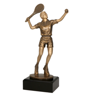 Statuetka odlewana - tenis ziemny