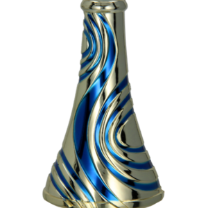 Element plastikowy złoto - niebieski