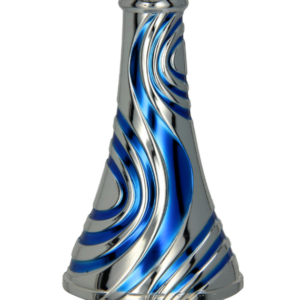 Element plastikowy srebrno - niebieski