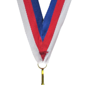 Wstążka 22 mm - niebiesko-czerwono-biała