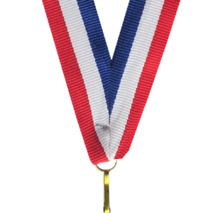 Wstążka 22 mm - niebiesko-biało-czerwona