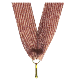 Wstążka 22 mm - brązowa
