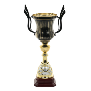 Puchar metalowy z malowanym kielichem- S5P32A