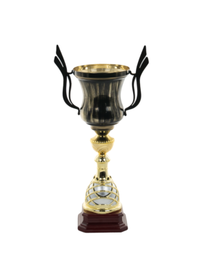 Puchar metalowy z malowanym kielichem- S5P32A