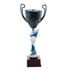 Puchar metalowy z malowanym kielichem- S5P25A