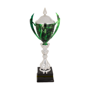 Puchar metalowy z malowanym kielichem - S5P33A