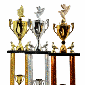 Puchar filarkowy brązowy gołąb - S5ST45C