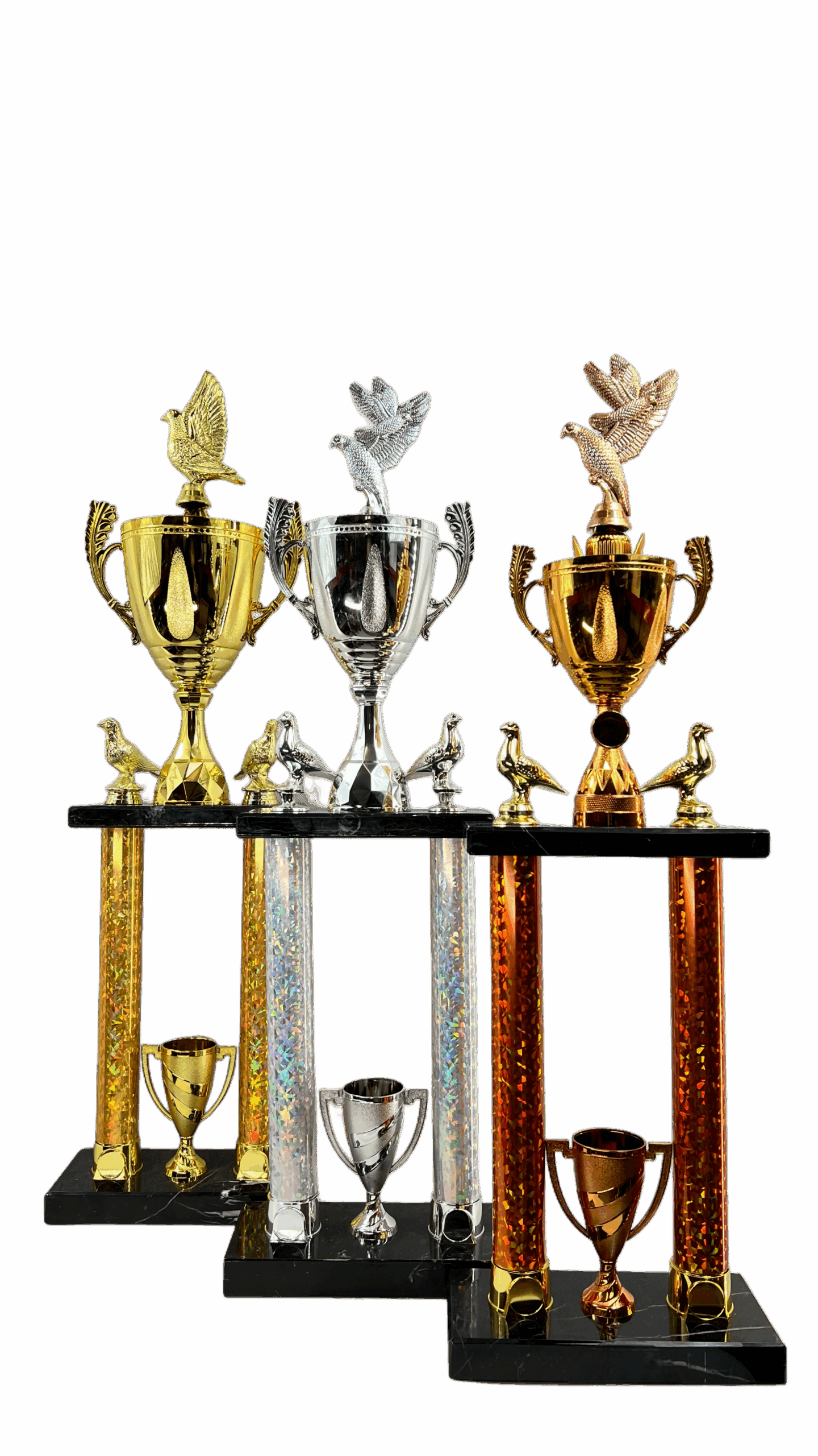 Puchar filarkowy brązowy gołąb - S5ST45C