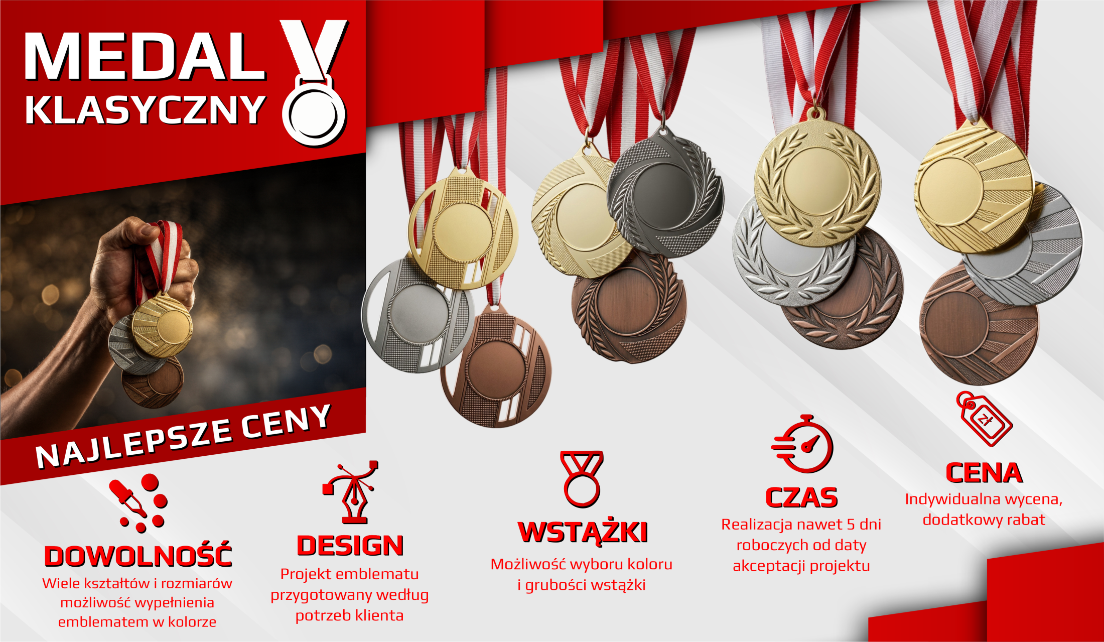 Medale Klasyczne - Pasja Wykuta w Metalu