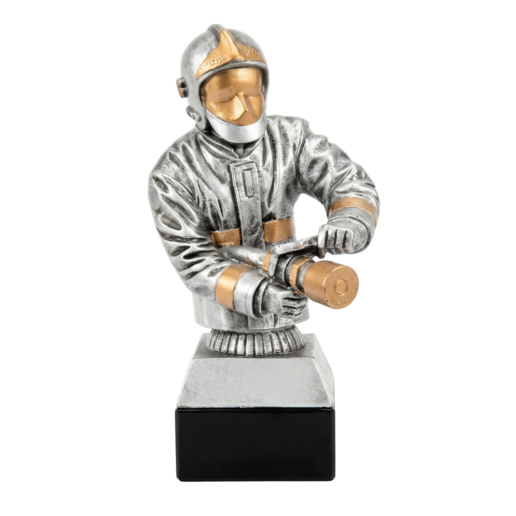 Statuetka odlewana strażak z gaśnicą RE.170.A