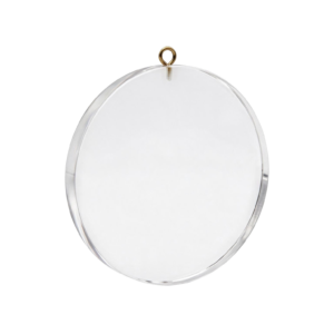 medal szklany gładki GM7010