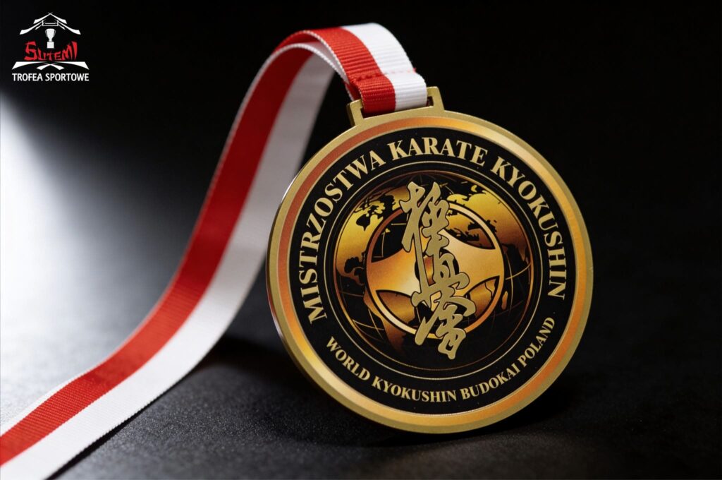 Medale i puchary z nadrukiem UV na Mistrzostwa Karate Kyokushin WKB Poland